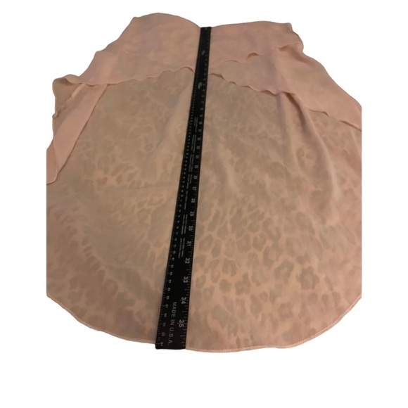 Pink size camisole small high low semi sheer camisole adjustable straps dress - Picture 2 of 12